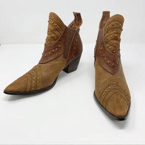 coconuts serge western bootie